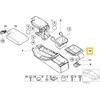 Naujas originalus BMW 3 serijos 3 E46 centrinės konsolės porankis 8228821 OEM