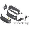 Naujas originalus BMW 4 serijos F32 F33 F36 radiatoriaus apatinis oro kanalas 7290609 OEM