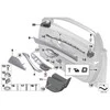 Naujas originalus BMW 5 serijos F10 F11 vidaus durų rankena dešinė Ventobeige 7225868