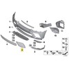Naujas originalus BMW E71 X6 M Performance priekinis dešinysis bamperio groteles 2159346 OEM