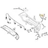 Mercedes-Benz W169 galinio bamperio laikiklis kairėje pusėje originalus A1698851363