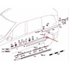 NAUJAS ORIGINALUS MERCEDES BENZ VITO W639 GALINIS PANELE MOLDING TRIM PARUOŠTAS DEŠINIAI O/S
