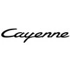 Naujas originalus Porsche 958 juodas Cayenne užrašas galinėje emblemoje 958 559 675 02