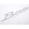 Naujas originalus Porsche Boxster S logotipas emblema satino sidabro OEM 98755903700