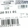 Naujas originalus Porsche Cayenne degalų linijos jungtis OEM 95562091101 garantija