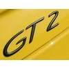 Naujas originalus Porsche \"GT2\" dangčio emblemų logotipas + garantija