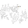 Naujas originalus Porsche kabliukas 99652137300A03 / 996-521-373-00-A03 OEM