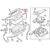 Naujas originalus Porsche kvėpavimo vamzdis 95561131100 / 955-611-311-00 OEM