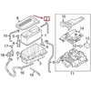 Naujas originalus Porsche kvėpavimo vamzdis 95561131100 / 955-611-311-00 OEM