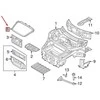 NAUJAS PORSCHE 911 991 DANGTIS LAIKIKLIS VIRŠUTINIS RĖMAS 99150123102GRV OEM