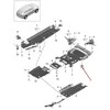 NAUJAS PORSCHE MACAN 95B PRIEKINIS APATINIS KORPUSAS 95B863821 ORIGINALUS