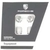 Nauji originalūs Porsche spalvos sidabriniai kreivieji vožtuvų dulkės dangteliai TPMS 99104460268