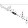 OEM BMW 3 E90 VAIRO STABDŽIŲ DEŠINĖ TIE ROD 32106793622 6793622 ORIGINALUS