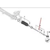 OEM BMW 3 E90 VAIRO STABDŽIŲ DEŠINĖ TIE ROD 32106793622 6793622 ORIGINALUS
