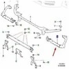 OEM JAGUAR XE X760 PRIEKINIŲ KAIRĖS RADIATORIAUS PALAIKYMO PANELE T4N3262 ORIGINALI