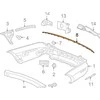 OEM JAGUAR XJ X351 GALINIS BAMPO MOULDING C2D3572 ORIGINALUS