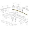 OEM JAGUAR XJ X351 GALINIS BAMPO MOULDING C2D3572 ORIGINALUS