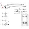 OEM LAND ROVER DISCOVERY SPORT L550 STOGO RAILAI JUODI VPLCR0136 ORIGINALUS