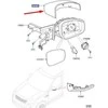 OEM LAND ROVER DISCOVERY V L462 PRIEKINI KAIRĖS DURŲ VEIDRODŽIO KAPOTĖLIS LR035092 ORIGINALUS