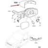 OEM LAND ROVER DISCOVERY V L462 PRIEKINI KAIRĖS DURŲ VEIDRODŽIO KAPOTĖLIS LR035092 ORIGINALUS