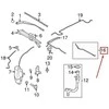 OEM LAND ROVER FREELANDER L359 PRIEKINIO STIKLO VALYMO ŽARNELĖ LR002258 ORIGINALI
