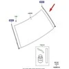 OEM LAND ROVER RANGE ROVER L322 GALINIS LANGAS DEŠINIS APDAILOS ELEMENTAS DED500180 ORIGINALUS
