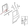 OEM LAND ROVER RANGE ROVER L322 KAIŠTIS KAIRĖS GALINĖS DURYS REVEAL MOLDING LR024148 ORIGINALUS