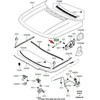 OEM LAND ROVER RANGE ROVER L322 KAPOTĖS DUJŲ STRENGA BKK760010 ORIGINALI