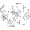 OEM LAND ROVER RANGE ROVER SPORT L320 PRIEKINIS STABDŽIŲ DISKAS SDB000604 ORIGINALUS