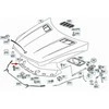OEM MERCEDES-BENZ GLE W166 KAPOTO IZOLIACINĖ PANELE A1666820126 ORIGINALI