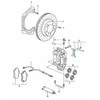 OEM PORSCHE 911 996 GALINĖS STABDŽIŲ KALADĖLĖS ĮRANGOS RINKINYS C NAUJAS