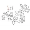 OEM PORSCHE BOXSTER 986 INTERJERO DURŲ RANKENA MIKROJUNGIKLIS 99661312300 ORIGINALUS