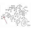 OEM PORSCHE MACAN 95B PRIEKINI DEŠINIS ABS JUTIKLIS 95B927804B ORIGINALUS