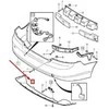 OEM VOLVO C70 MK2 GALINIS BUFERIS SPOILERIS 30787035 ORIGINALUS