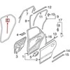OEM VOLVO S40 MK2 GALINĖS DURYS APLINKOS ORA KILIMĖLIS ANTSPAUDAS 8663912 ORIGINALUS