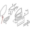 OEM VOLVO S40 MK2 PRIEKINIŲ DURŲ APLINKOS ORAIŠKOS JUOSTA 8663911 ORIGINALI
