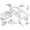 OEM VOLVO S60 MK2 BAGAŽINĖS DANGTIS ATIDARYMO MYGTUKAS 31412055 ORIGINALUS