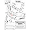 OEM VOLVO S60 MK2 GALINIS BUFERIS TRAUKIMO KABLIUKO DANGTELIS 39802591 ORIGINALUS