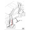 OEM VOLVO S60 MK2 PRIEKINIO LANGO KORPUSO APDAILOS KLIPAS 30753989 NAUJAS