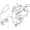 OEM VOLVO S60 MK2 PRIEKINIŲ DURŲ IŠORINIS RANKENOS GUMOS KILIMĖLIS 31416155 ORIGINALUS