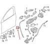 OEM VOLVO S60 MK2 PRIEKINIŲ DURŲ UŽRAKTŲ LAIDAS 31299892 ORIGINALUS