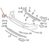 OEM VOLVO V60 MK2 KAIRĖS GALINĖS BAMPERIO ATSPINDĖJAS 31656586 ORIGINALUS