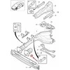OEM VOLVO XC60 MK1 PRIEKINIŲ KAIRĖS RAILĖS 31353135 ORIGINALI