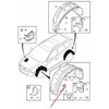 OEM VOLVO XC60 MK1 PRIEKINIŲ KAIRĖS RATŲ ARKOS APDAILA 31407824 ORIGINALI
