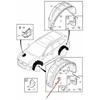 OEM VOLVO XC60 MK1 PRIEKINIŲ KAIRĖS RATŲ ARKOS APDAILA 31407824 ORIGINALI