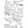 OEM VOLVO XC60 MK1 PRIEKINIŲ KAIRĖS ŠVIESOS ĮRENGIMO VIDINIS LAIKIKLIS 31383885 NAUJAS
