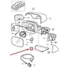 OEM VOLVO XC90 MK1 PRIEKINIŲ KAIRĖS DURŲ VEIDRODŽIO KAPOTĖLIS 30716806 ORIGINALUS