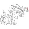 OEM VOLVO XC90 MK1 STIKLO VALYMO RANKOS DANGTELIS 8662847 ORIGINALUS