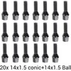 OMP Speed ratų tarpikliai 15mm 5x112 66,5mm M14x1,5 konusiniai ir rutuliniai rinkiniai
