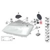 Originali BMW X3 X4 serijos F25 F26 lemputės lizdas Posūkio indikatorius 63117287863